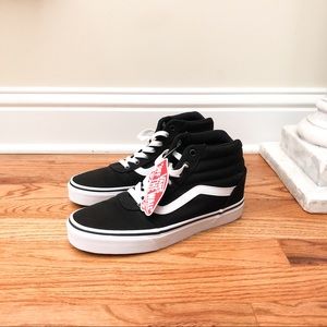 Black High-top Vans - Size 7 (Never Worn)